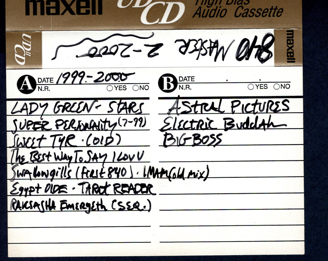 Scanned cassette archive image: 2000 Dopetricity 840 Cass